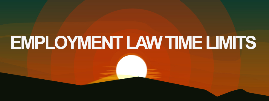 Employment Law Claim Time Limit Aston Bond